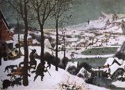 Pieter Bruegel hunters in the snow Spain oil painting artist